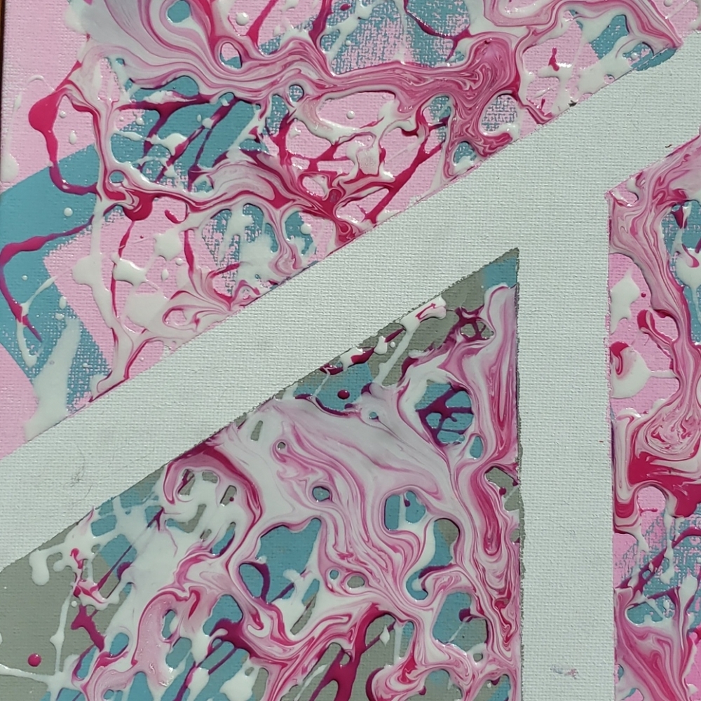 Pink Elephants 4- Acrylic on Canvas Board